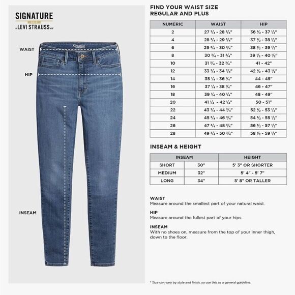 Levi Strauss Signature Skinny Immaculate 8 - Picture 12 of 14